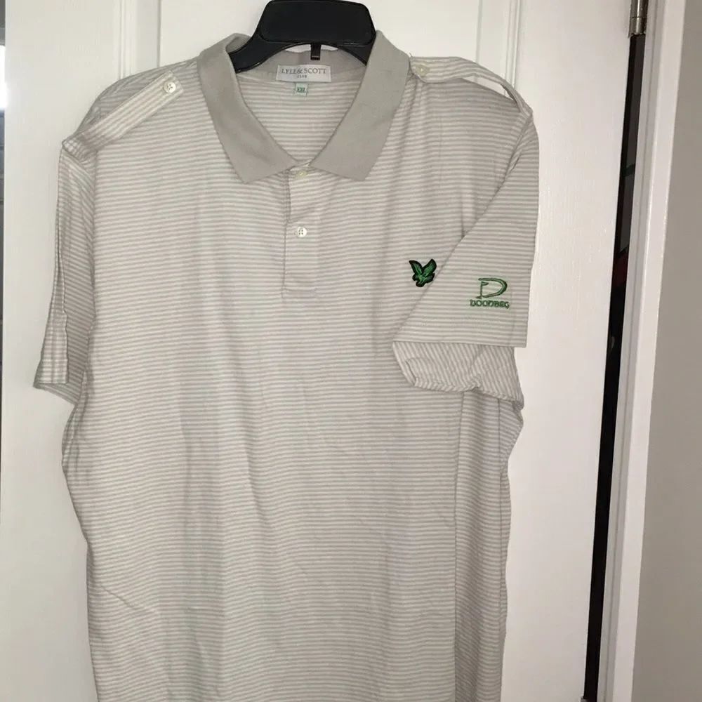 Vintage men’s Military Doonbeg Ireland Irish retro style Golf Club Polo shirt-L